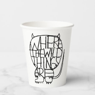 Gobelets En Papier Où sont les monstres Croquis de monstre
