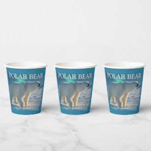 GOBELETS EN PAPIER OURS POLAIRE