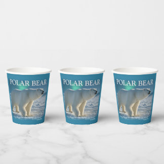 GOBELETS EN PAPIER OURS POLAIRE