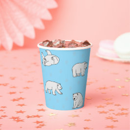 Gobelets En Papier Ours polaires