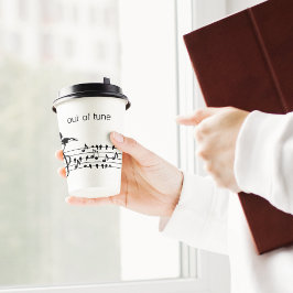 Gobelets En Papier Out of Tune, toucan rejoignant les oiseaux chanteu