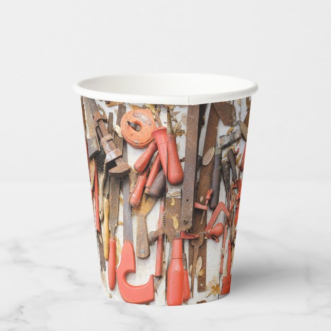 Gobelets En Papier Outils Outil Russe antique Red Man (Droite)