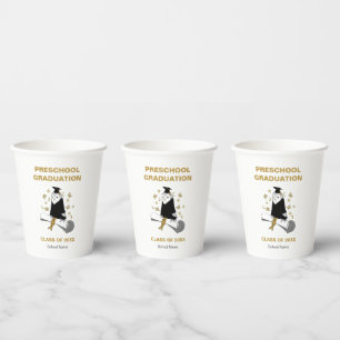 Gobelets En Papier Owl Preschool / Kindergarten Graduation Party