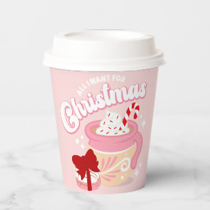 Gobelets En Papier Pan Dulce y Cafecito Noël mexicain