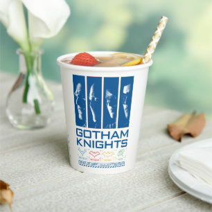 Gobelets En Papier Panneaux de visage Gotham Knights