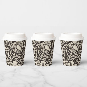 Gobelets En Papier Papier peint floral Narcisse William Morris