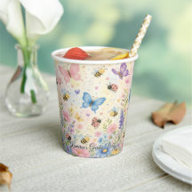 Papillon abeille coccinelle jardin anniversaire pa
