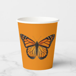 Gobelets En Papier Papillon monarque