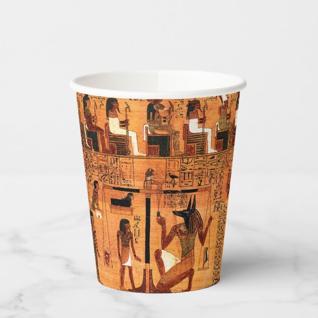 Gobelets En Papier Papyrus royal égyptien (Gauche)