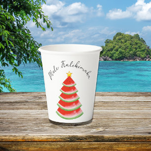 Gobelets En Papier Parti Mele Kalikimaka