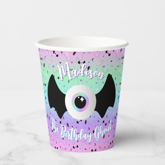 Gobelets En Papier Pastel Goth (Recto)