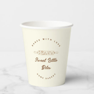 Gobelets En Papier Pâtisserie Douces Petites Bouchées Entreprise de B
