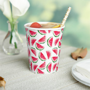 Gobelets En Papier Patters de Cute Pineapple et Watermelon