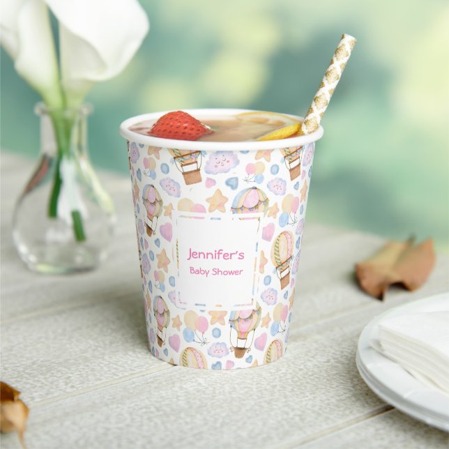 Gobelets En Papier Patters de Whimsical Watercolor (Insitu)