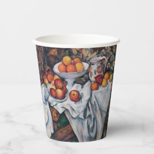 Gobelets En Papier Paul Cezanne - Vie morte, Pommes et Oranges