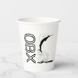 Gobelets En Papier Pêche sportive en eau salée OBX