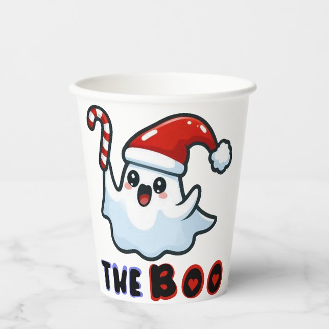 Gobelets En Papier Père Noël Ghost Paper Cup (Recto)