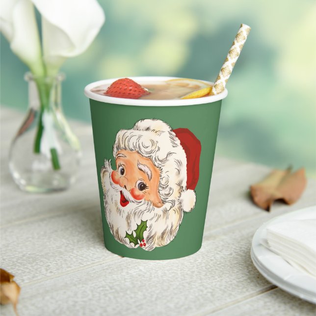 Gobelets En Papier père Noël no 1 (Insitu)