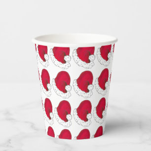 Gobelets En Papier Père Noël Secret Père Noël Casquette rouge