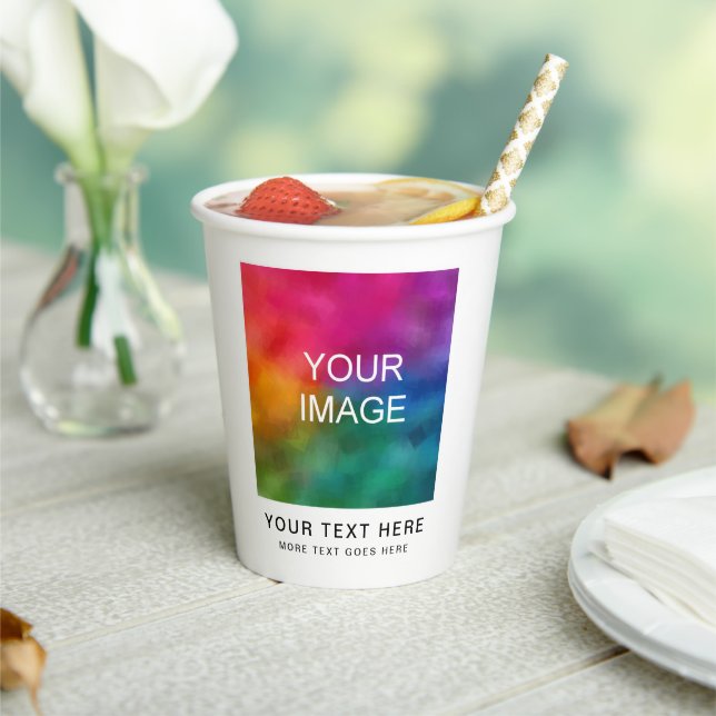 Gobelets En Papier Personnalisable Simple Propre Stylish Papercup mig (Insitu)