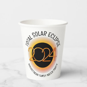 Gobelets En Papier Personnalisé 2024 TOTAL SOLAR ECLIPSE