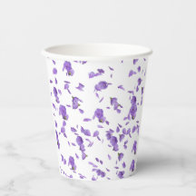 Pétales de fleurs couleur lilas