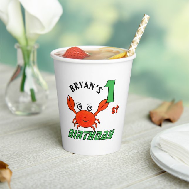 Gobelets En Papier Petit crabe (Insitu)