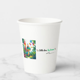 Gobelets En Papier Petit Dino, Grands Rêves ! Tasse