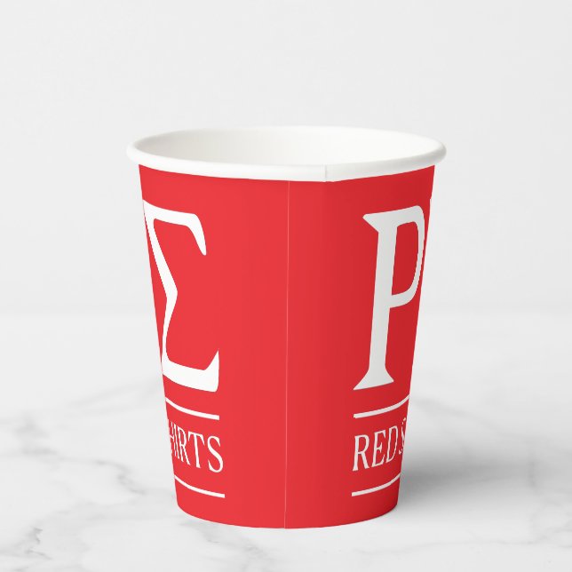 Gobelets En Papier Petite coupe rouge (Droite)