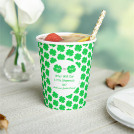 Gobelets En Papier Petite révélation Shamrock sur le genre