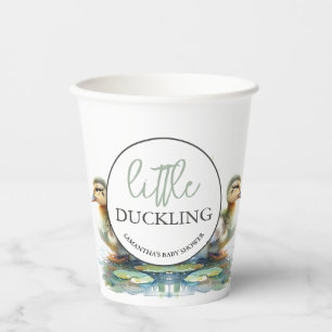 Gobelets En Papier Petites tasses de papier canard pour Baby shower