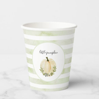 Gobelets En Papier Petites tôles Citrouilles Baby shower automnal rus