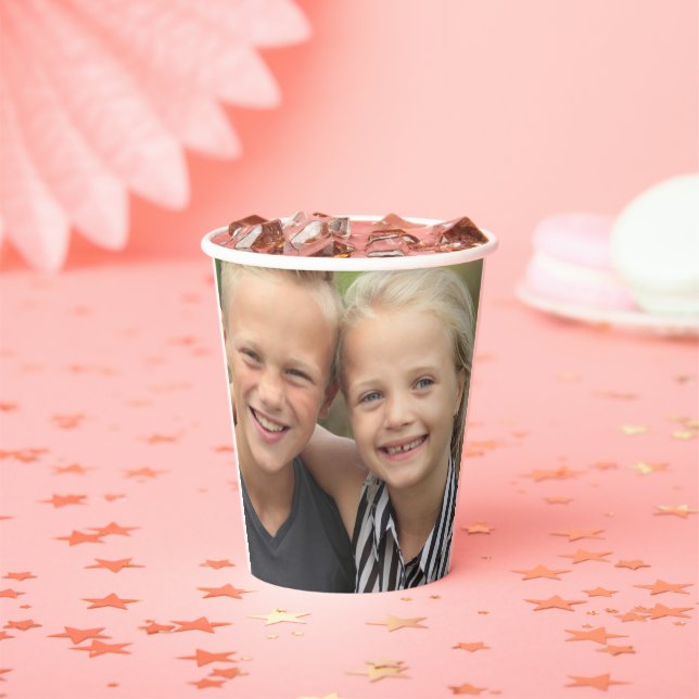 Gobelets En Papier photo personnalisée (Insitu)