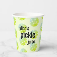 Pickleball Party Pickleice Jus personnalisé vert