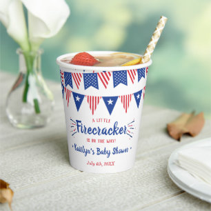 Gobelets En Papier Pirate En Chemin ! baby shower 4 juillet