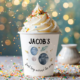 Gobelets En Papier Planètes spatiales Galaxy Premier Voyage Garçon An