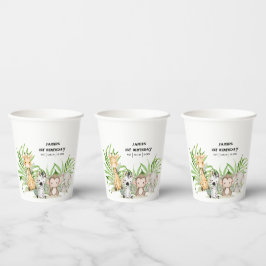 Gobelets En Papier Plaque papier Safari Adventure