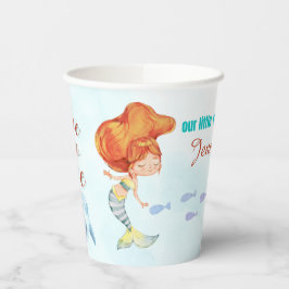 Gobelets En Papier Plongez dans cinq filles de sirènes orange 5e anni