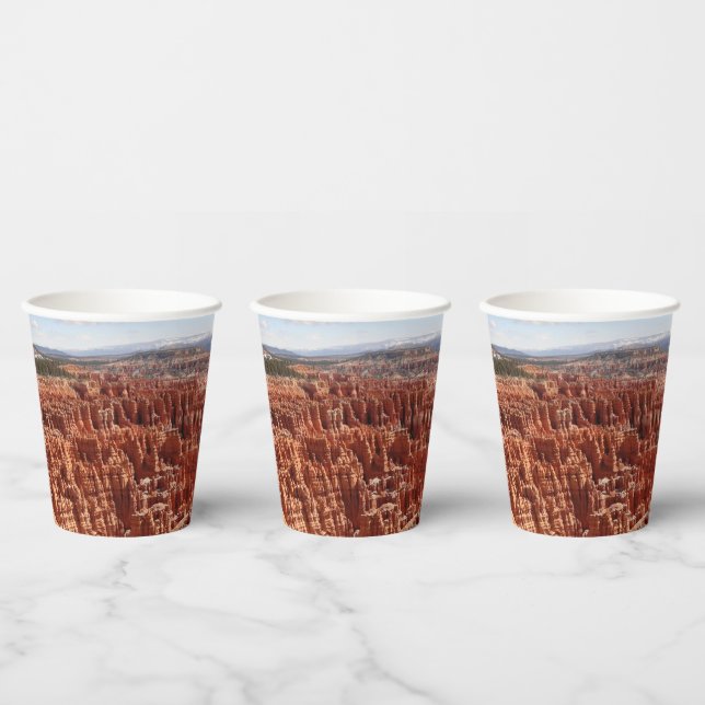 Gobelets En Papier Point d'inspiration à Bryce Canyon I (Multi)