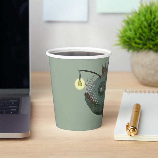 Gobelets En Papier Poisson-pêcheur (Insitu)