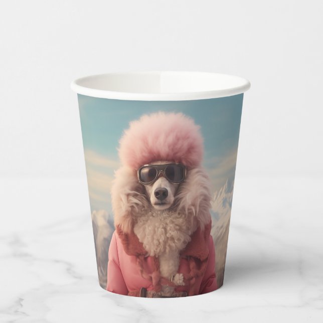 Gobelets En Papier Poodle arctique (Gauche)