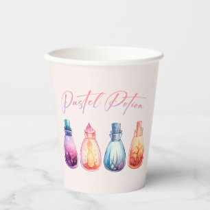 Gobelets En Papier Potion Pastel