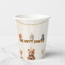 Gobelets en papier pour anniversaire One Happy Cam