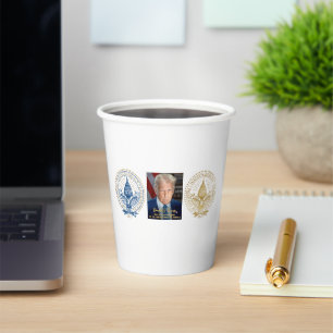 Gobelets En Papier Première et deuxième investiture du président Trum