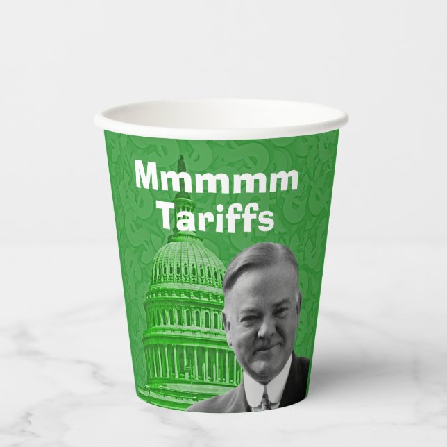 Gobelets En Papier Président Herbert Hoover Tarifs (Recto)