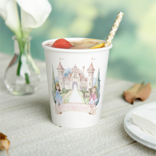 Gobelets En Papier Princesses, Chevaliers et Dragons Fairy Tale Anniv