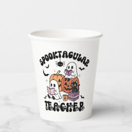 Gobelets En Papier Professeur Spooktacular Halloween Fantômes & Citro