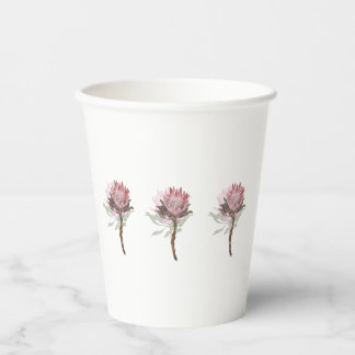 Gobelets En Papier protea flowers
