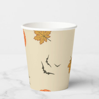 Gobelets En Papier Pumpkin pattern