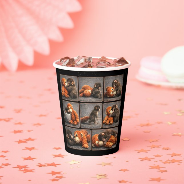 Gobelets En Papier Punch Baby Monkey (Insitu)